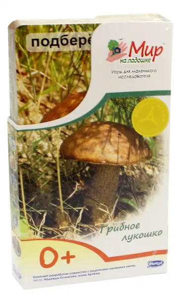 Мир на ладошке-4. Грибное лукошко обложка книги