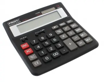 Калькулятор настольный 12 разрядный (DC-5612) обложка книги
