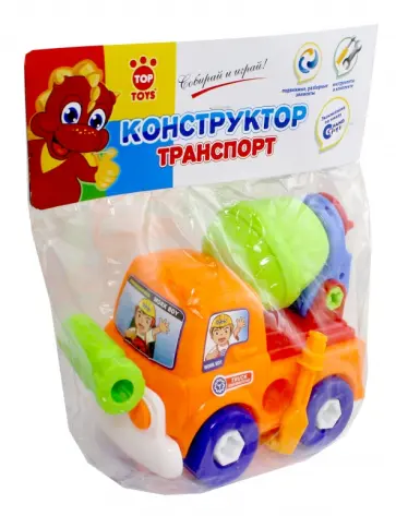 Конструктор "Бетономешалка", в пакете 26х27 см. (GT3227) обложка книги