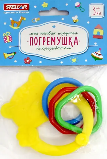 Прорезыватель "Котенок и Медвежонок" (01570) обложка книги