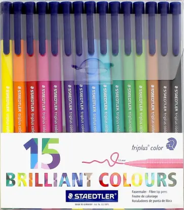 Набор фломастеров "Triplus Сolor" (15 цветов) (323TB15) обложка книги
