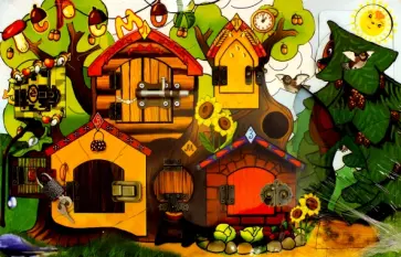 Игра "Замочки. Теремок" (7819) обложка книги