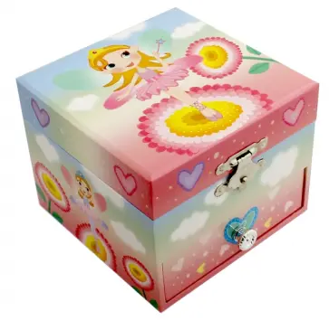 Шкатулка музыкальная "Фея на цветке" (20000(20985) обложка книги