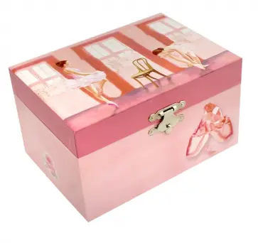 Шкатулка музык "Балерины со стулом" (50000(50009JK) обложка книги