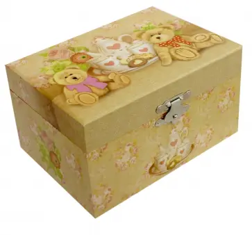 Шкатулка музыкальная "Два мишки" (50000(50929) обложка книги