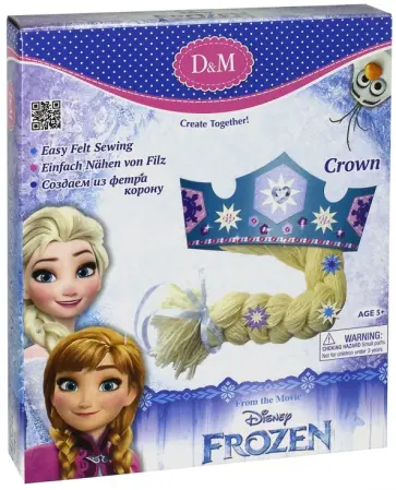 Набор для шитья короны "Принцесса Эльза. Холодное сердце" (63835) обложка книги