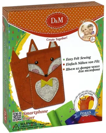 Набор для шитья чехла для мобильного "Лисы" (60722) обложка книги