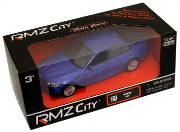 Машина металлическая 1:32 BMW M5, инерционная, голубой матовый цвет (554004М(А)) обложка книги