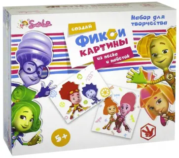 Фикси-картина из песка и пайет "Фиксики" (2075) обложка книги