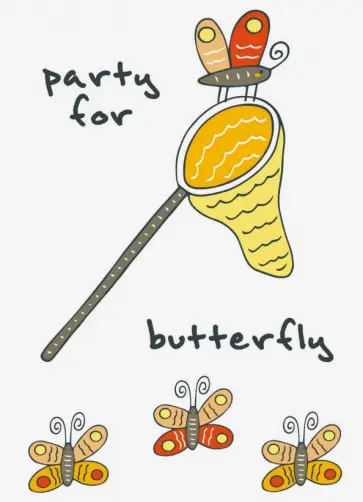 Блокнот для записей "Party for butterfly", A6 обложка книги