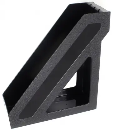 Лоток для бумаг вертикальный "БАЗИС", черный (ЛТ32) Лоток для бумаг вертикальный "БАЗИС", черный (ЛТ32) обложка книги