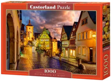 Puzzle-1000. "Ротенбург ночью" (C-103461) обложка книги