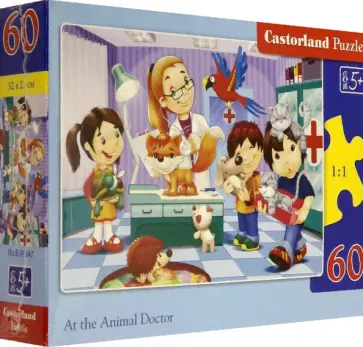Puzzle-60 MIDI. Ветеринар обложка книги