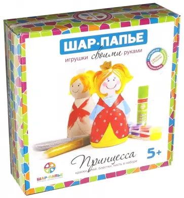 Набор для детского творчества "Принцесса из шар-папье" (B01452) обложка книги