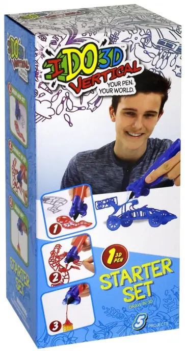 3Д ручка "Вертикаль. Машинки" (1 ручка, синий) обложка книги