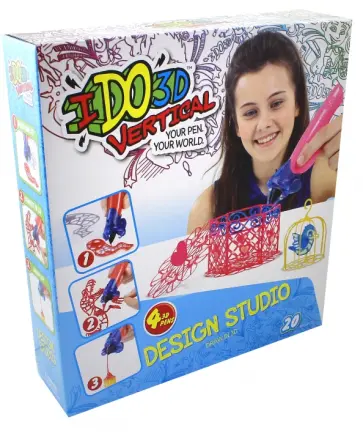 3Д ручка Вертикаль "Милые создания", комплект 4 ручки (155237C) обложка книги