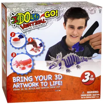 3Д ручка "Вертикаль GO. Динозавры" (Комплект из 3 ручек) (166057) обложка книги