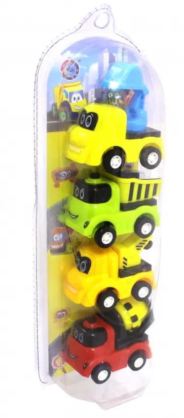 Набор инерционных машинок (4 штуки) (2833B) обложка книги