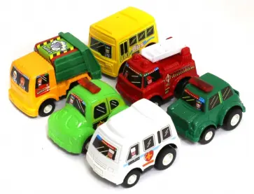 Набор инерционных машинок (6 штук) (2803-6) обложка книги