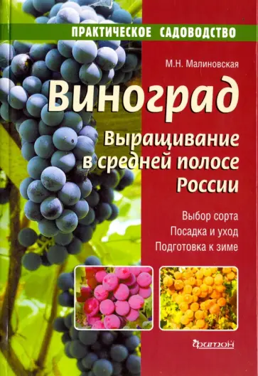 Марина Малиновская - Виноград.Выращивание в средней полосе России Марина Малиновская - Виноград.Выращивание в средней полосе России обложка книги
