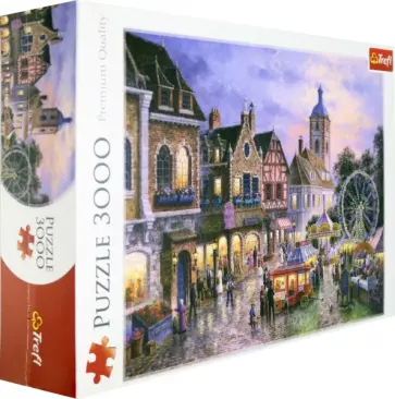 Puzzle-3000 "Ярмарка с аттракционами" (33033) обложка книги