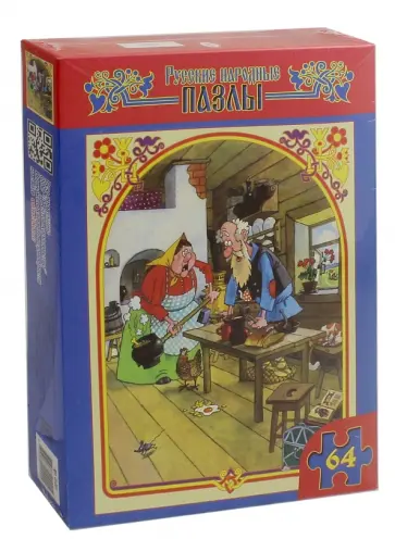 Пазл-64 макси "Курочка Ряба" (1091) Пазл-64 макси "Курочка Ряба" (1091) обложка книги