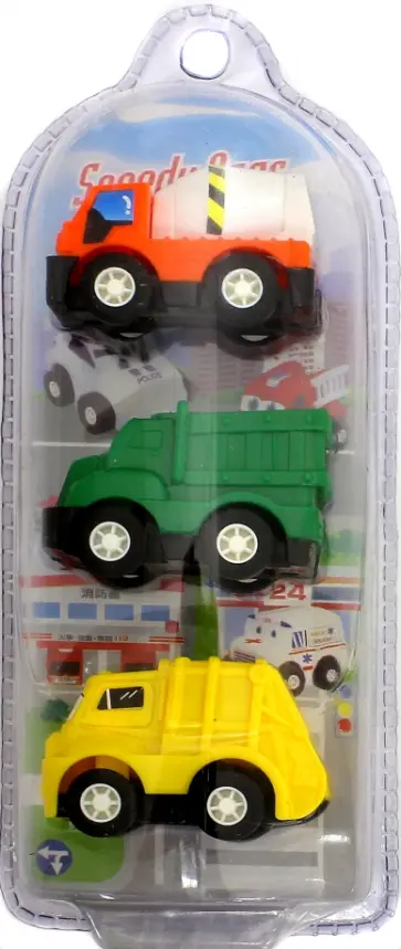 Набор инерционных машинок (3 штуки) (2835D) обложка книги