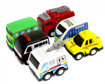 Набор инерционных машинок (6 штук) (2825-6) обложка книги