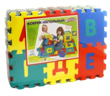 Мягкий конструктор-коврик с алфавитом (45433) Мягкий конструктор-коврик с алфавитом (45433) обложка книги