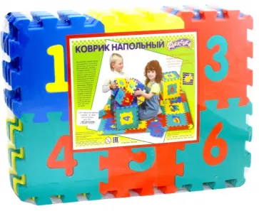 Мягкий конструктор-коврик с цифрами (45444) Мягкий конструктор-коврик с цифрами (45444) обложка книги