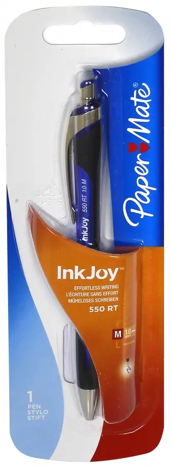 Ручка автоматическая шариковая "Inkjoy 550" (синяя) (1842243) обложка книги