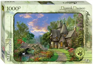 Step Puzzle-1000 "Коттедж у старого моста" (79532) обложка книги