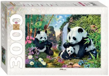 Step Puzzle-3000 "Панды" (85011) обложка книги