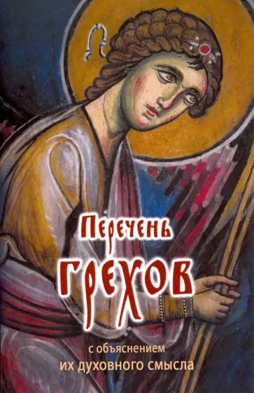 Перечень грехов с объяснением их духовного смысла обложка книги