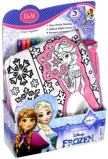 Набор для росписи сумочки "Эльза", розовая, большая (65068) обложка книги