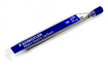 Грифели для механического карандаша Mars, 12 шт. 0,7 мм, B (250 07-B) обложка книги