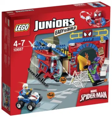 Конструктор Juniors "Убежище Человека-паука" (10687) обложка книги