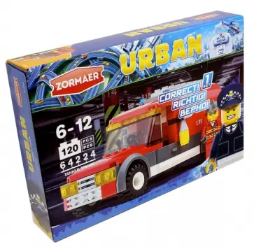 Конструктор Zormaer Urban "Пожарная цистерна", 120 элементов (64224) обложка книги