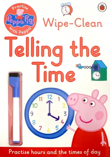Telling the Time. Wipe-Clean обложка книги