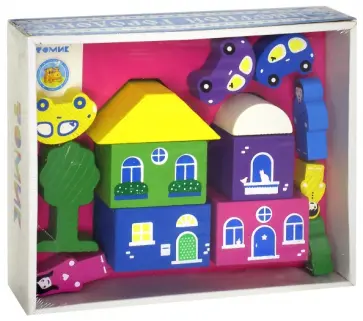 Конструктор "Цветной Городок" (розовый) (8688-5) обложка книги