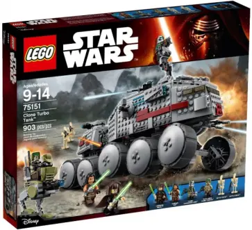 Конструктор Star Wars "Турботанк Клонов" (75151) обложка книги