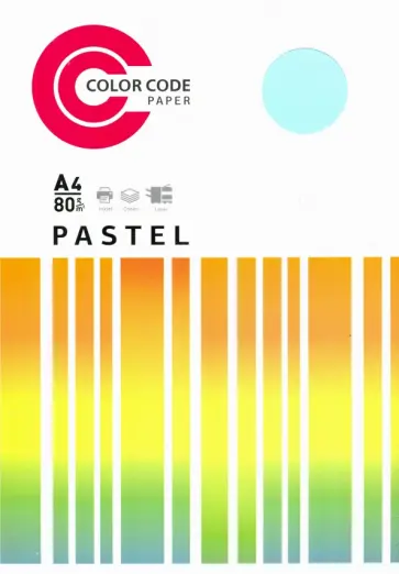 Бумага "COLOR CODE PASTEL" (100 листов, А4, голубая) (473346) обложка книги