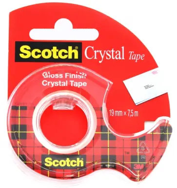 Клейкая лента(19х7,5м, прозрачная, на диспенсере) (225930) обложка книги