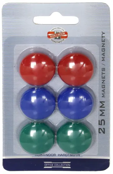 Магниты (25 мм, 6 штук, в ассортименте) (236166) обложка книги