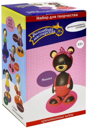 Набор для творчества Создай куклу "Мишка" (к007) Набор для творчества Создай куклу "Мишка" (к007) обложка книги