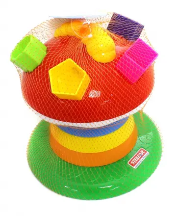 Пирамидка логическая "Гриб на поляне" (01337) обложка книги