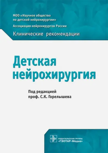 Андреева, Горелышев - Детская нейрохирургия. Клинические рекомендации обложка книги