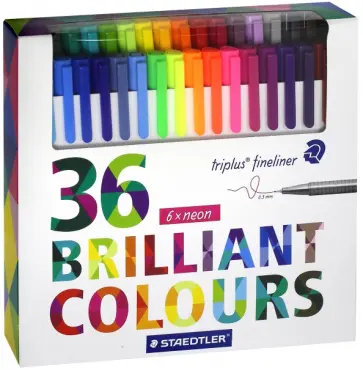 Набор капиллярных ручек "Triplus 334" (36 цветов) (334C36) обложка книги