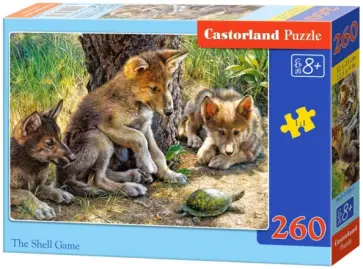 Puzzle-260 MIDI "Волчата с черепахой" (B-27385) обложка книги
