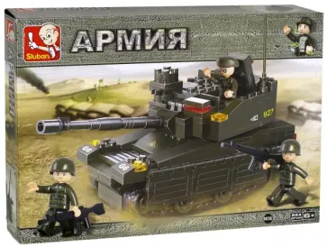 Конструктор "Военная техника" (224 детали) (M38-B0285) обложка книги